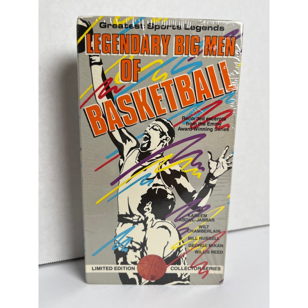 Vintage 90s Legendary Big Men of‎ Basketball VHS Greatest Sports Legends Sealed